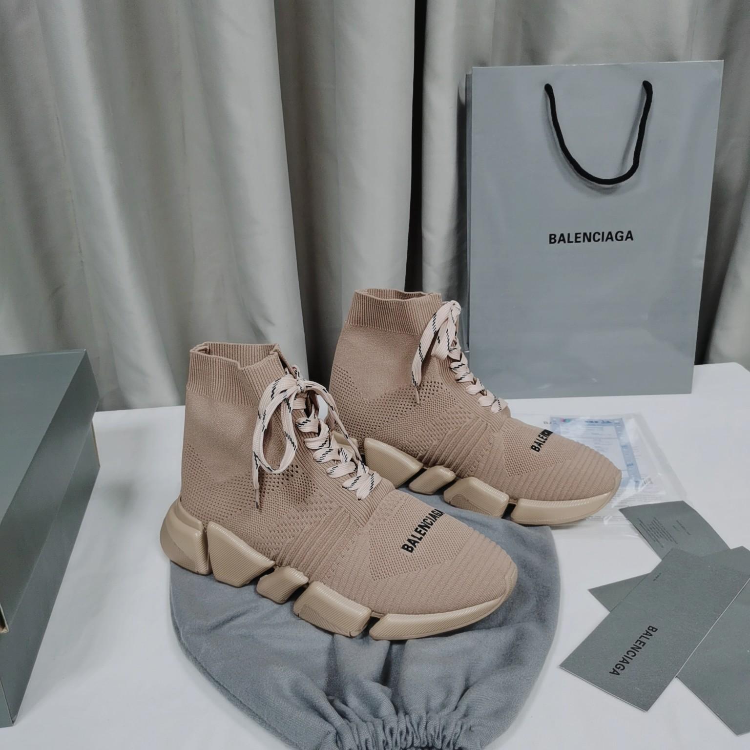 Balenciaga Speed 2.0 Lace Up Shoes - DesignerGu