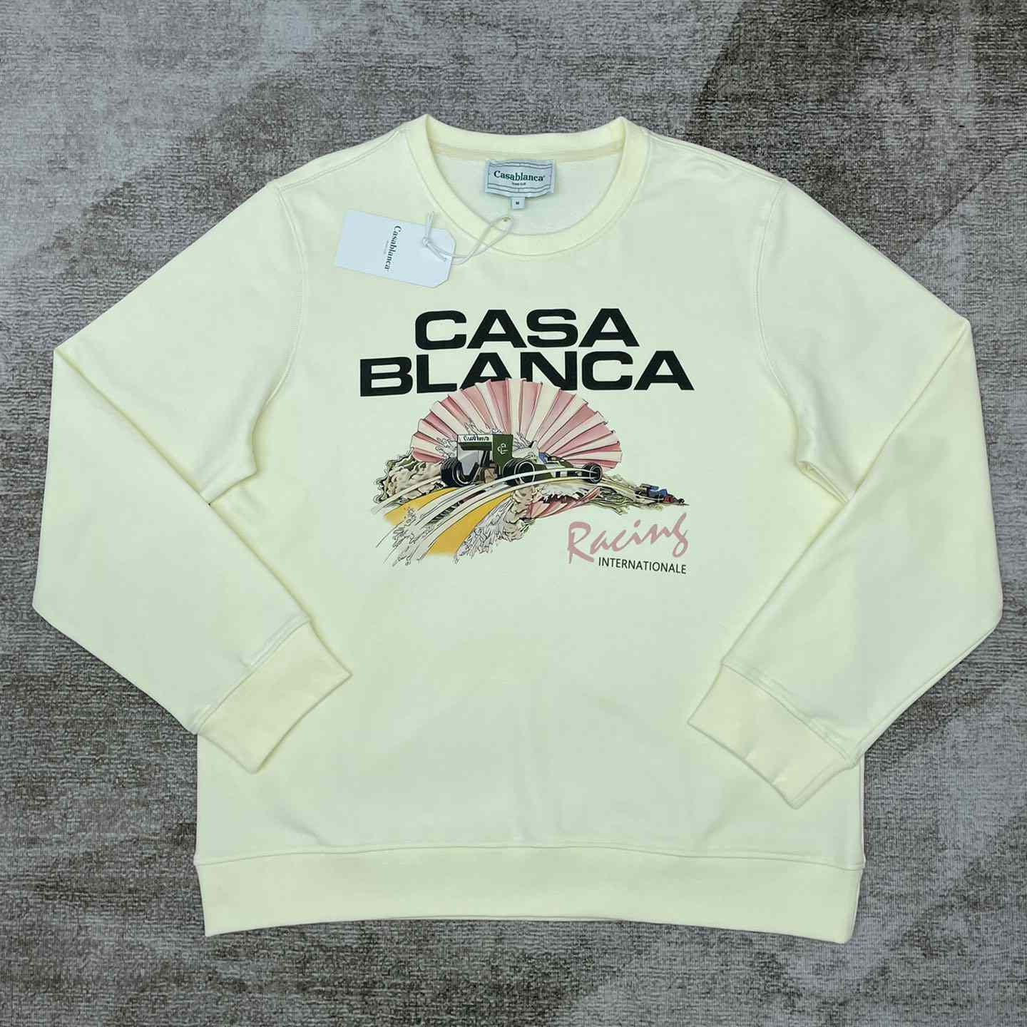 Casablanca Racing Shell Crew Sweat - DesignerGu