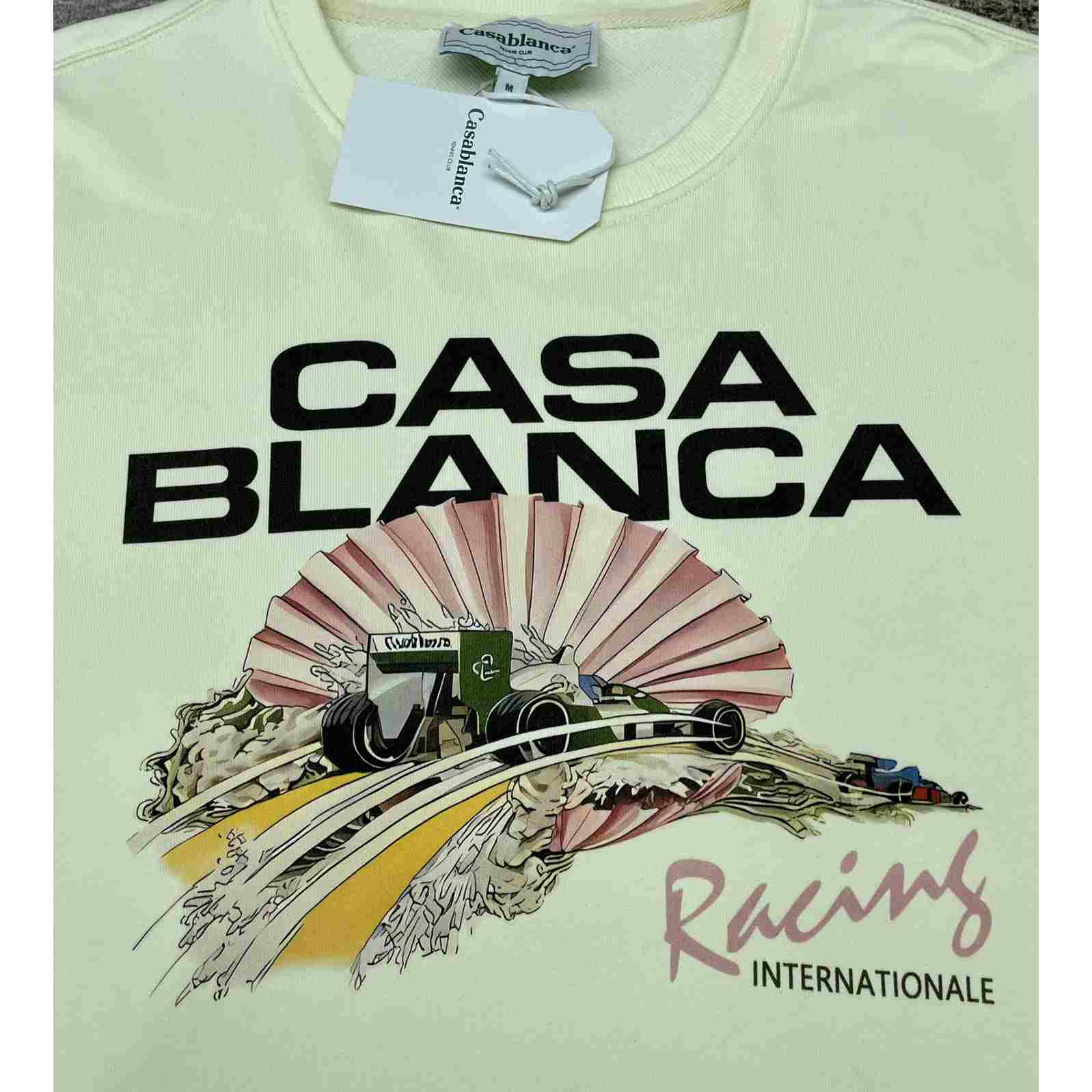 Casablanca Racing Shell Crew Sweat - DesignerGu