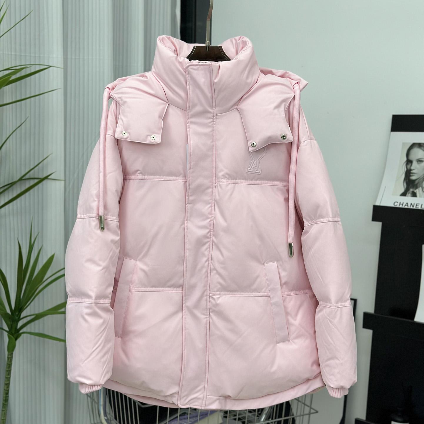 Ami Paris Ami De Coeur Puffer Jacket - DesignerGu