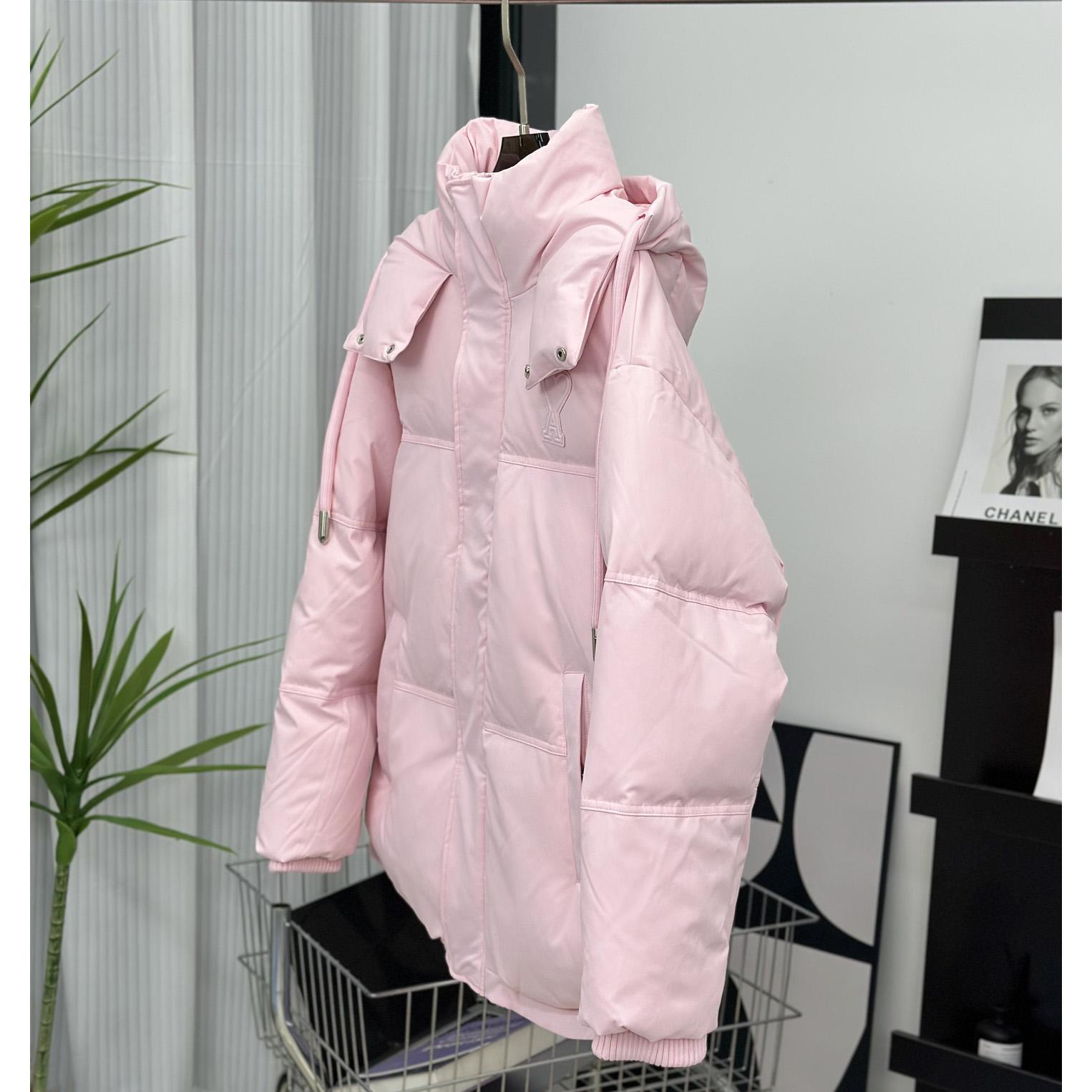 Ami Paris Ami De Coeur Puffer Jacket - DesignerGu