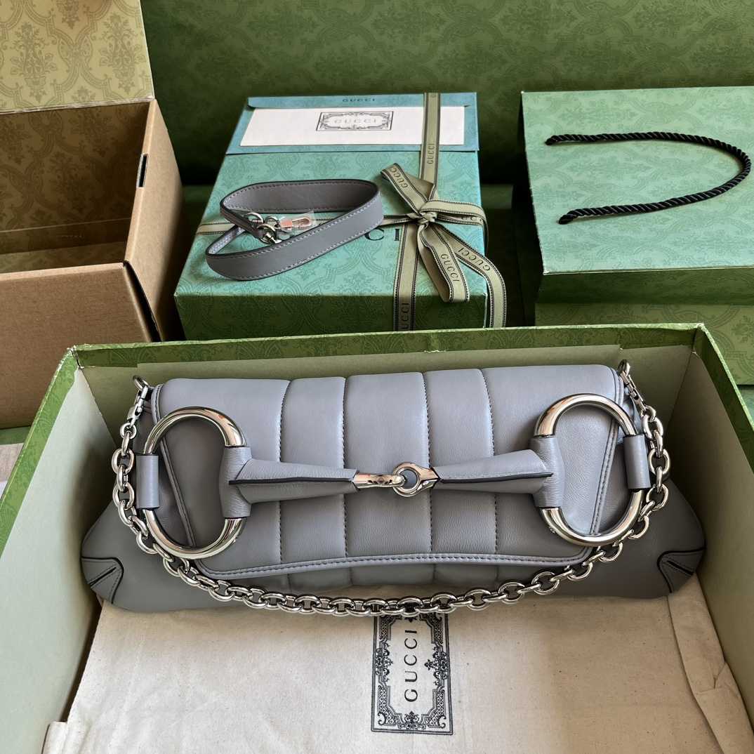 Gucci Horsebit Chain Medium Shoulder Bag (38x 15x 16cm) - DesignerGu