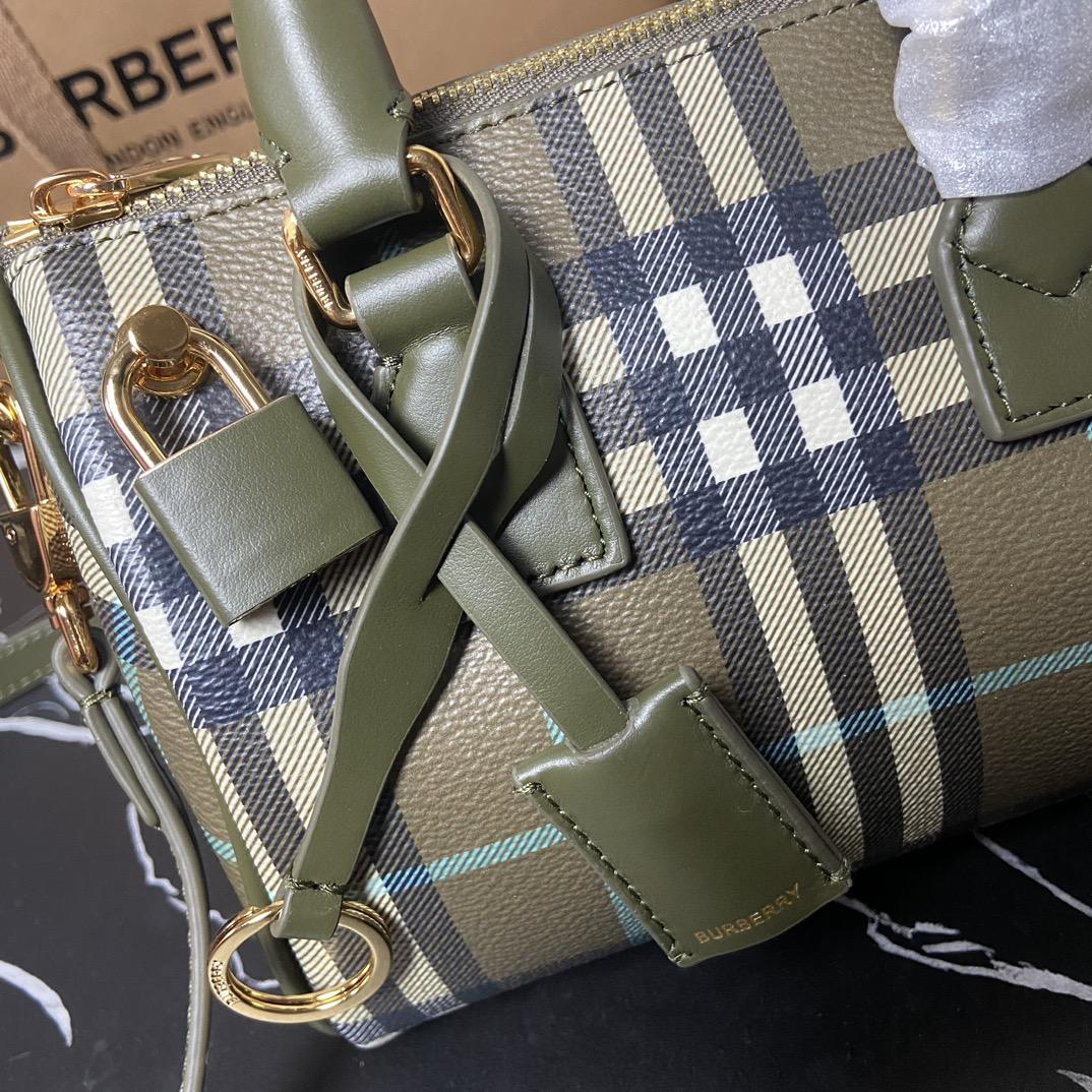 Burberry Check Mini Bowling Bag - DesignerGu