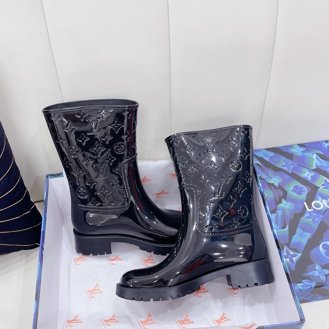 Louis Vuitton Drops Flat Half Boot - DesignerGu