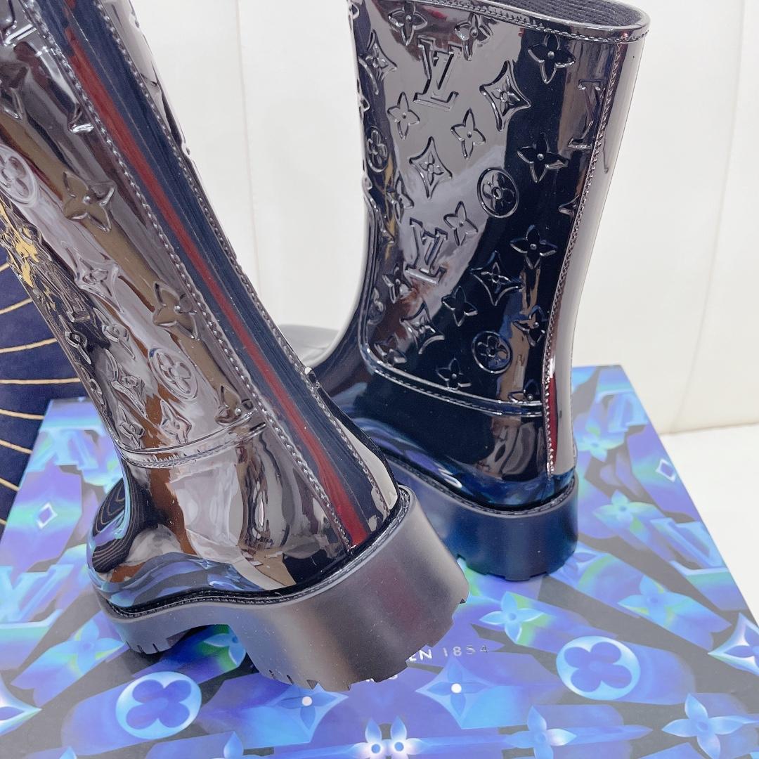 Louis Vuitton Drops Flat Half Boot - DesignerGu