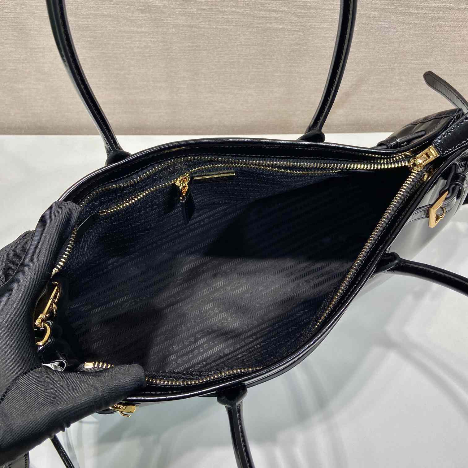 Prada Large Leather Handbag - DesignerGu