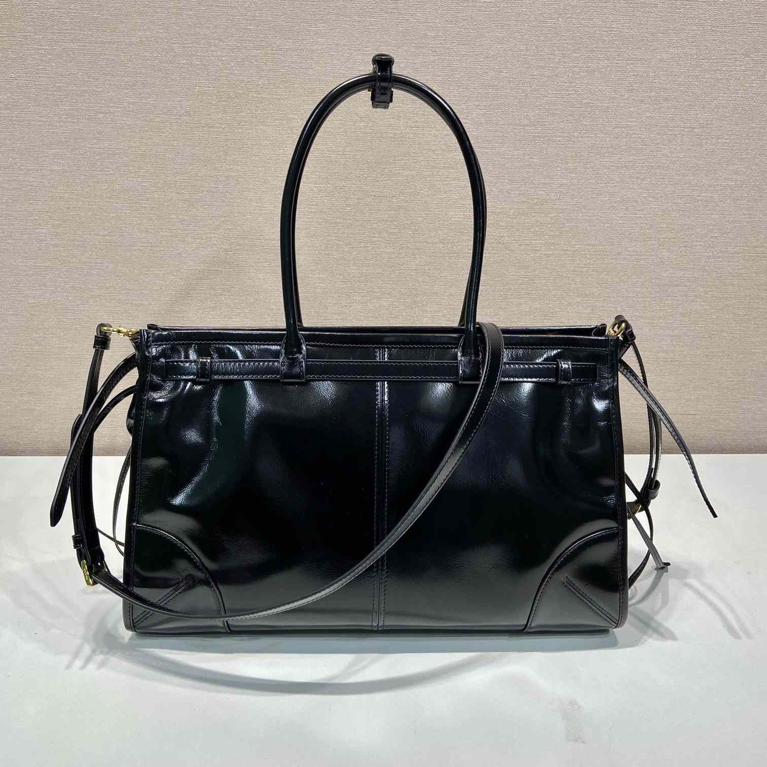 Prada Large Leather Handbag - DesignerGu