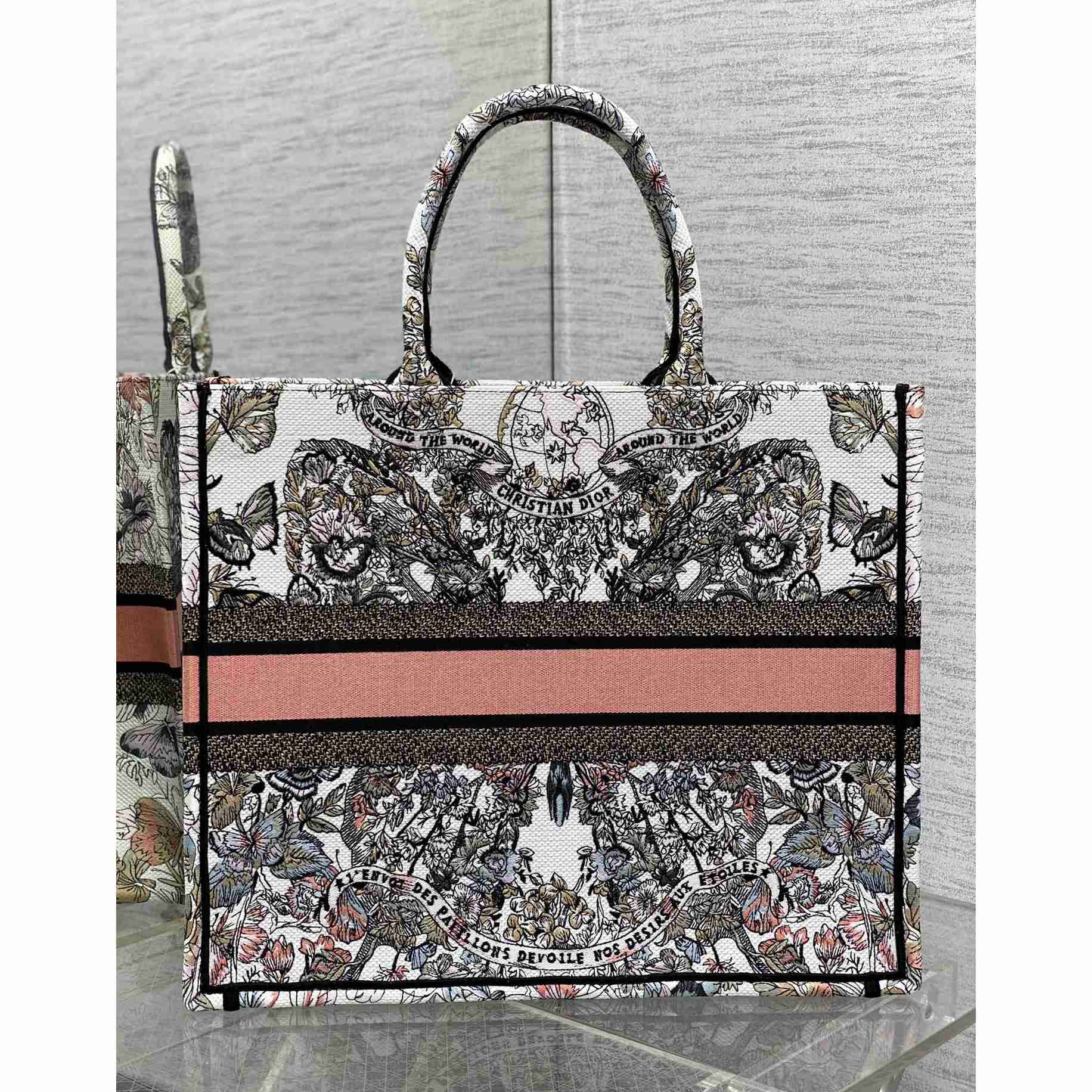 Dior Large Dior Book Tote - DesignerGu