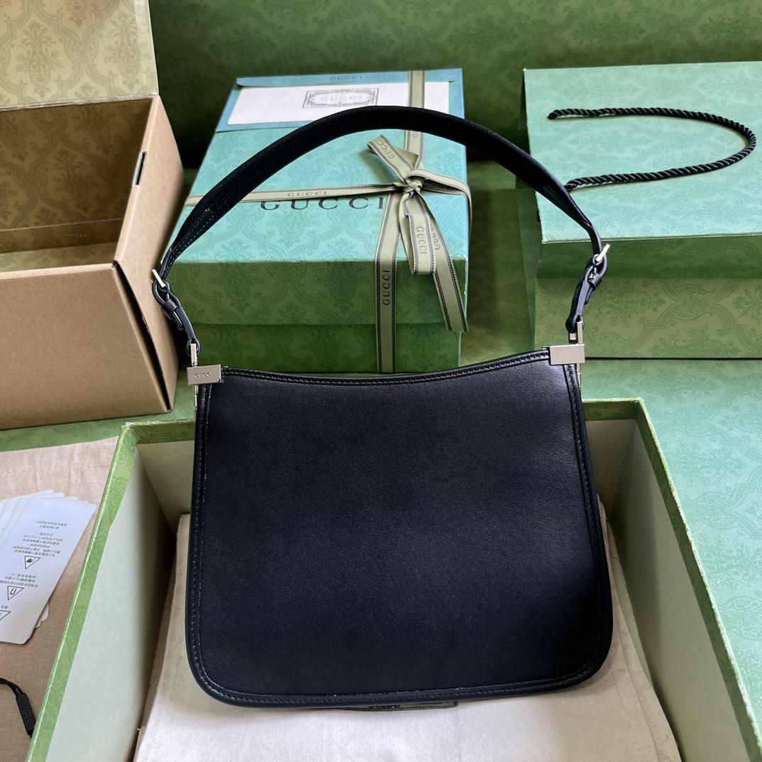 Gucci Horsebit Slim Small Shoulder Bag (23x 18.5x 3cm) - DesignerGu