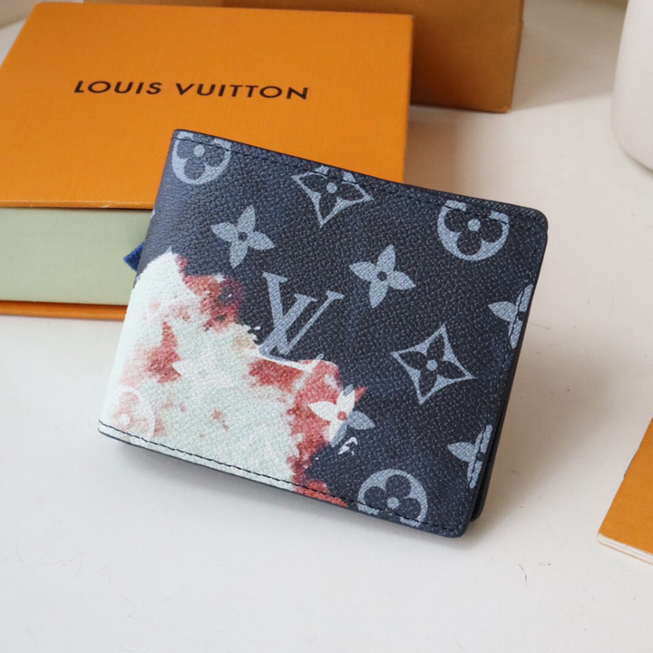 Louis Vuitton Multiple Wallet (7.5 x 11.1 x 1cm)   M82827 - DesignerGu