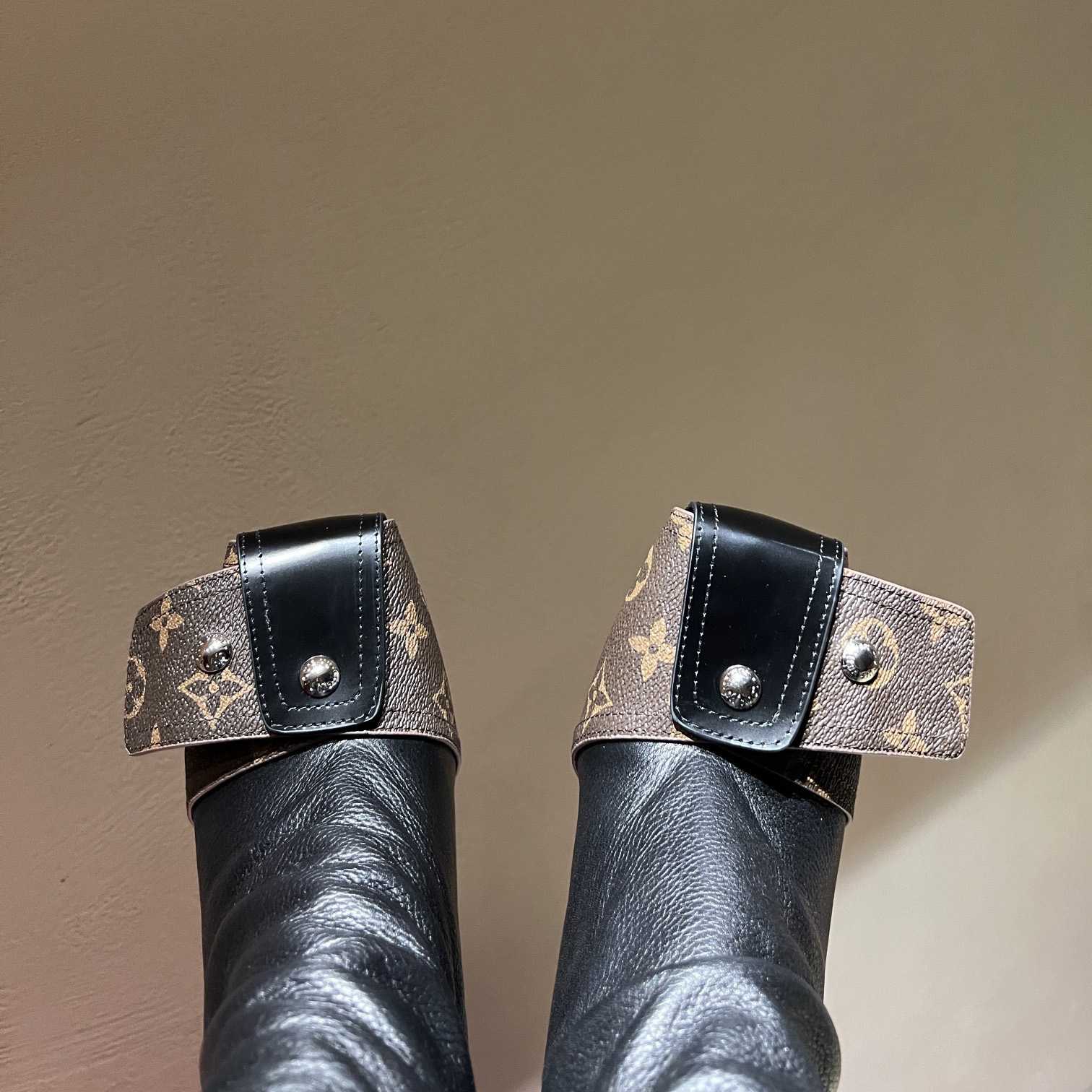 Louis Vuitton Patti Wedge Half Boot - DesignerGu