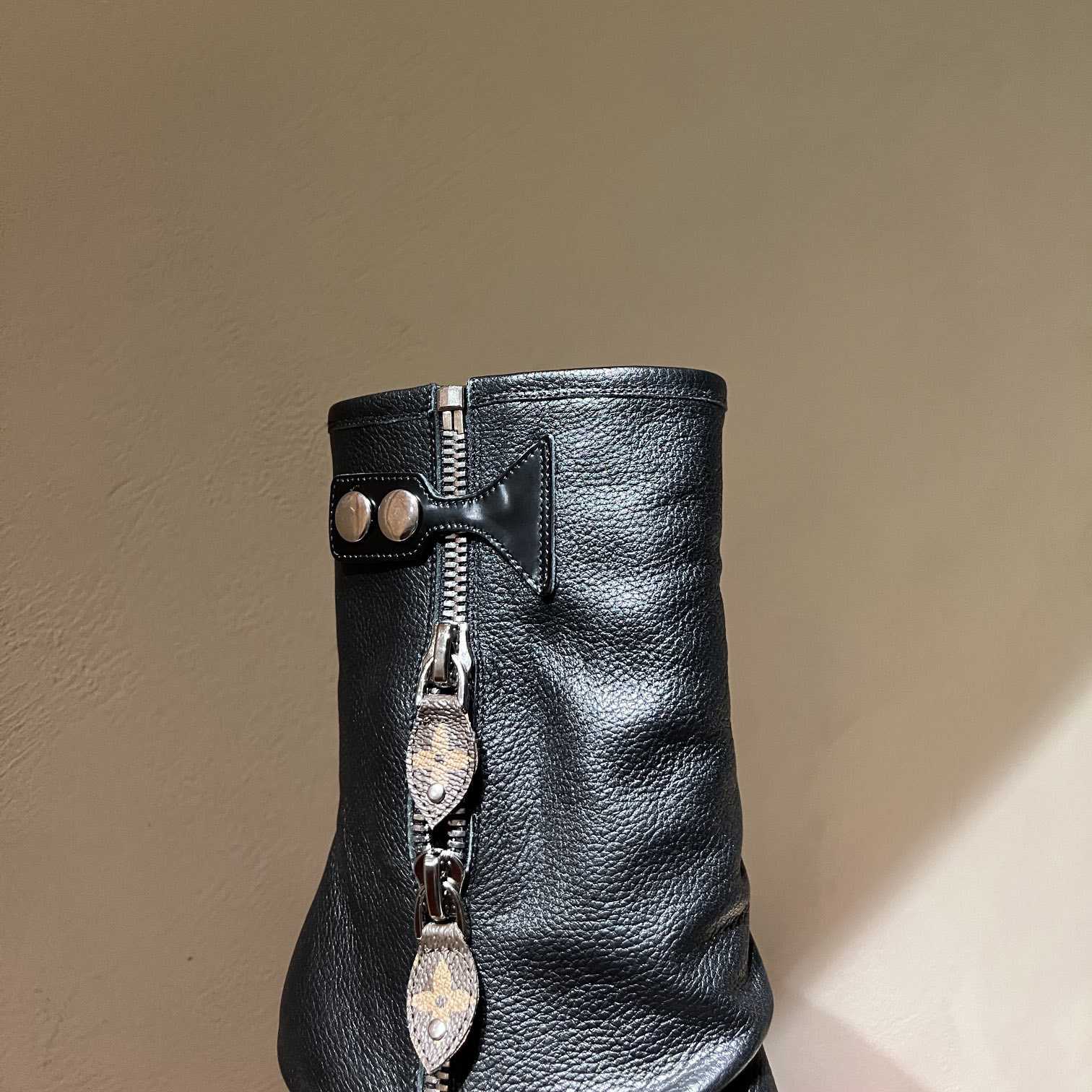 Louis Vuitton Patti Wedge Half Boot - DesignerGu