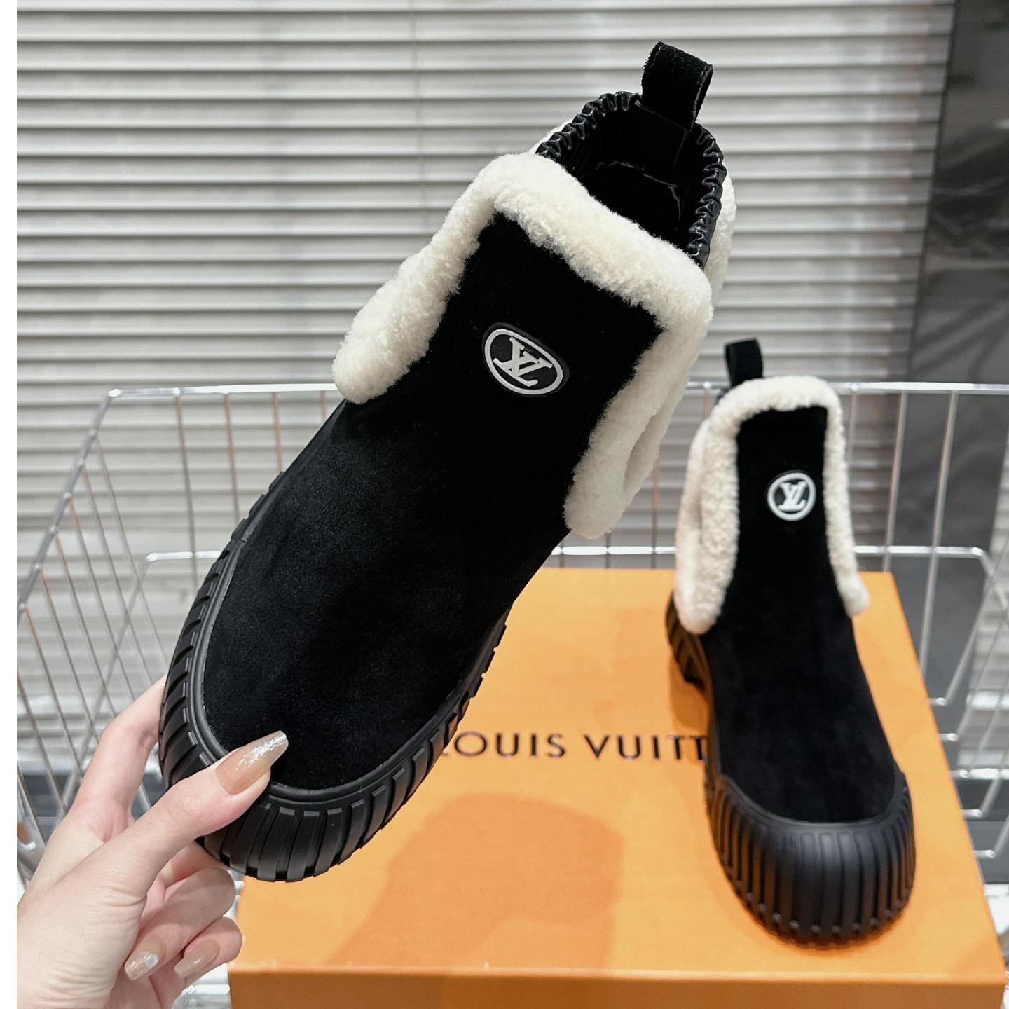 Louis Vuitton Ruby Flat Ankle Boot - DesignerGu