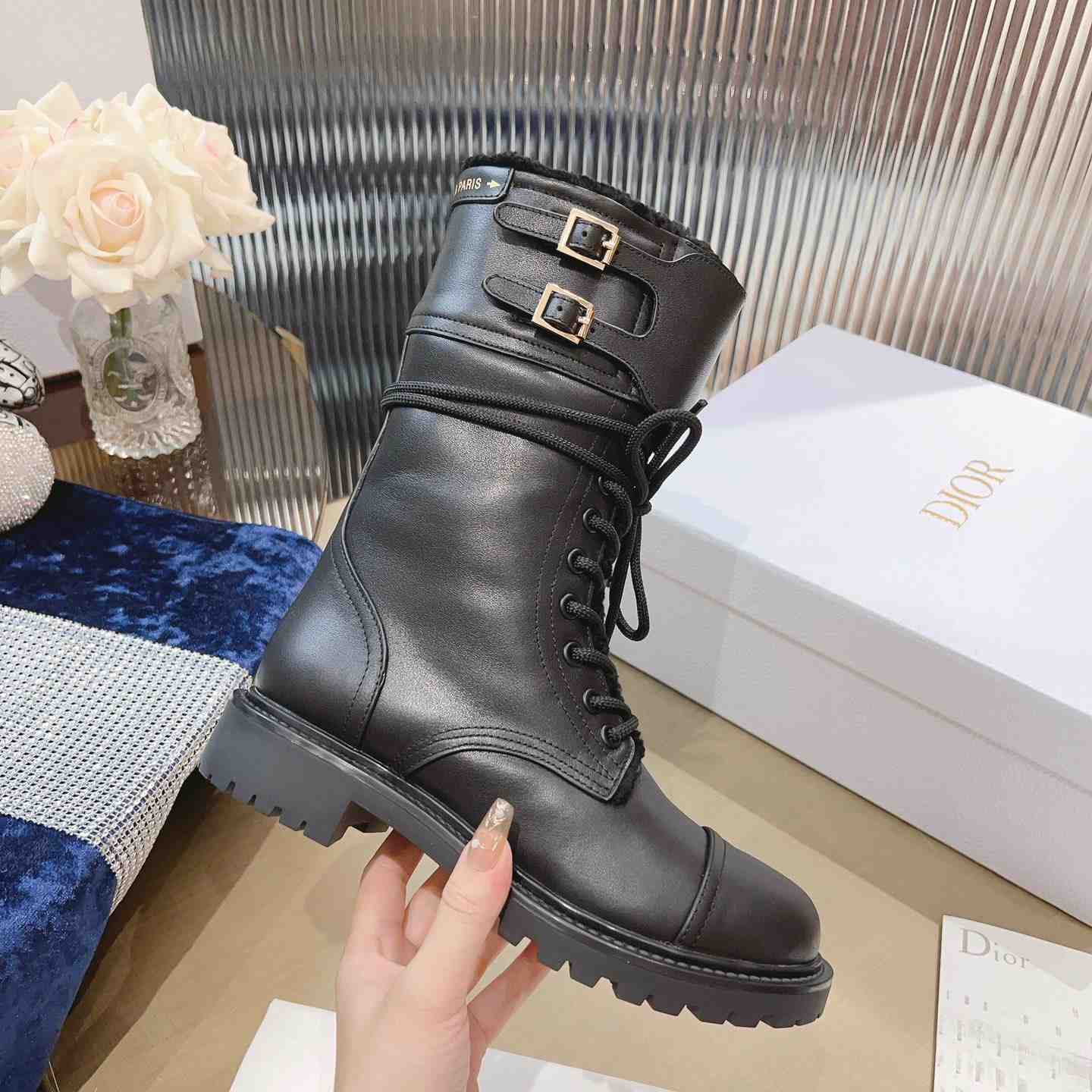 Dior D-Trap Ankle Boot - DesignerGu