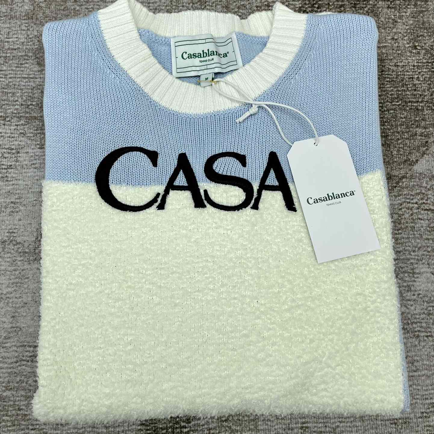 Casablanca Cotton Sweater With Logo - DesignerGu