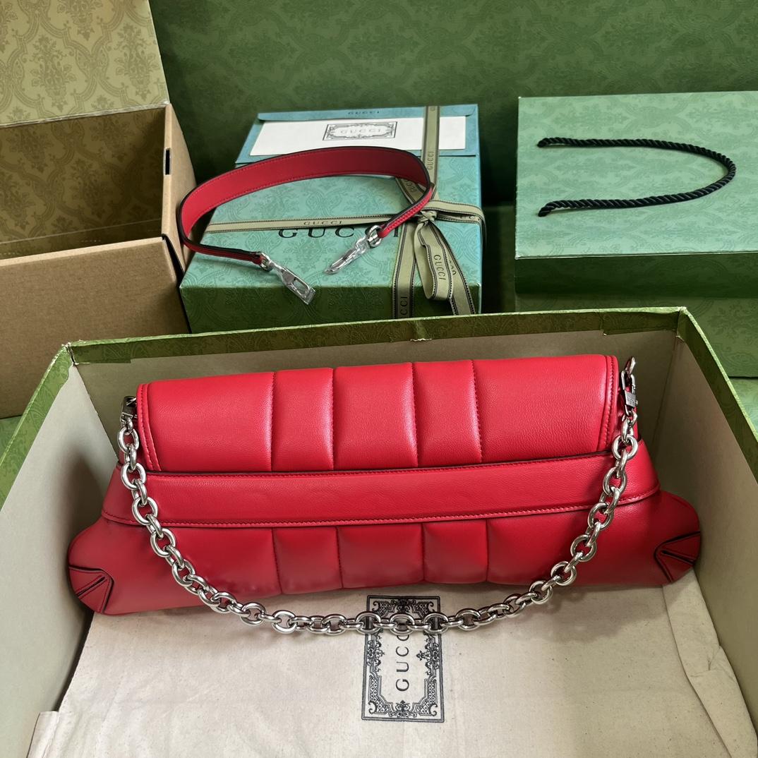 Gucci Horsebit Chain Medium Shoulder Bag (38x 15x 16cm) - DesignerGu