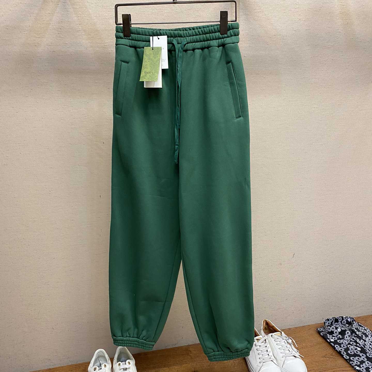 Gucci Cotton Jersey Track Pant With Web - DesignerGu