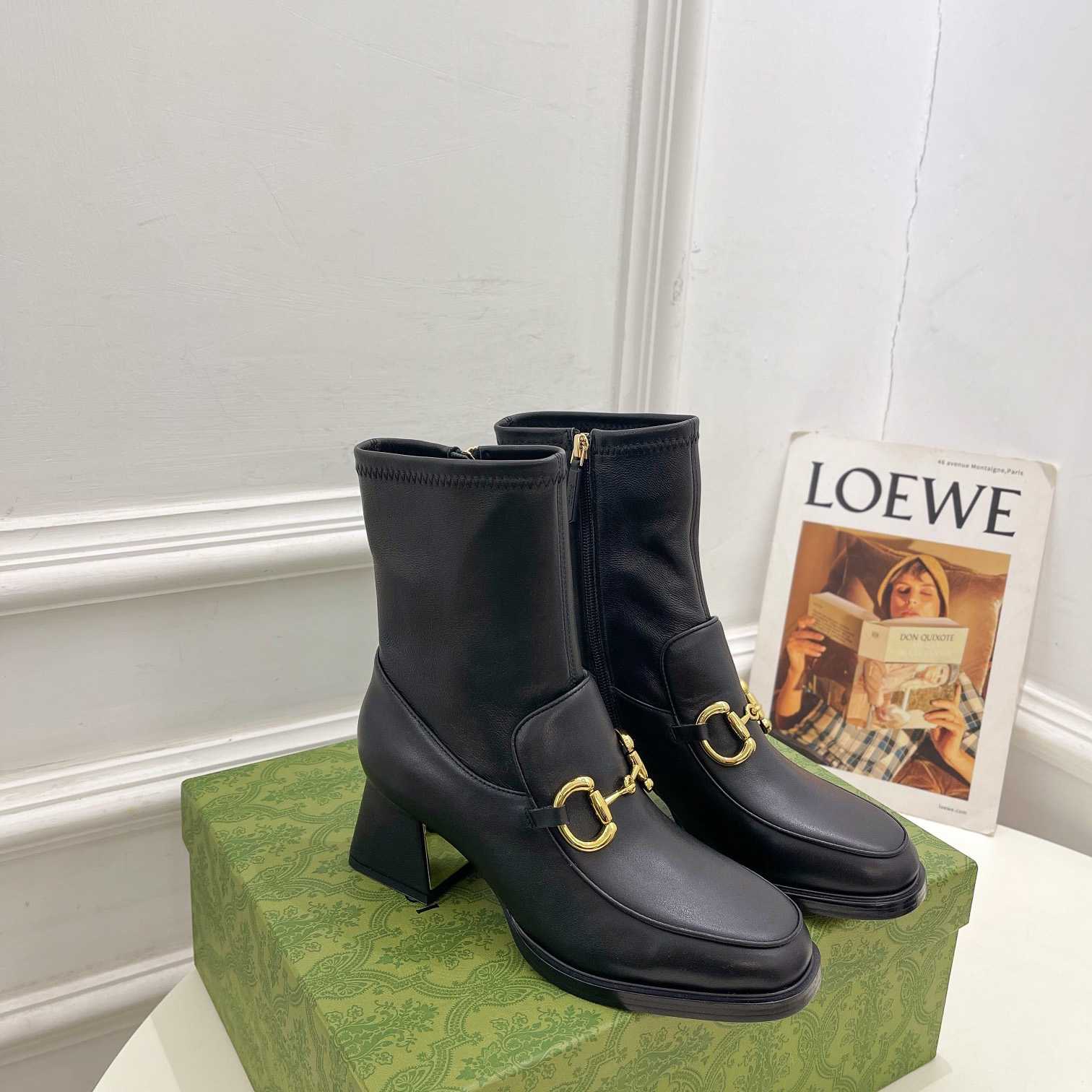 Gucci Women's Boots With Horsebit - DesignerGu