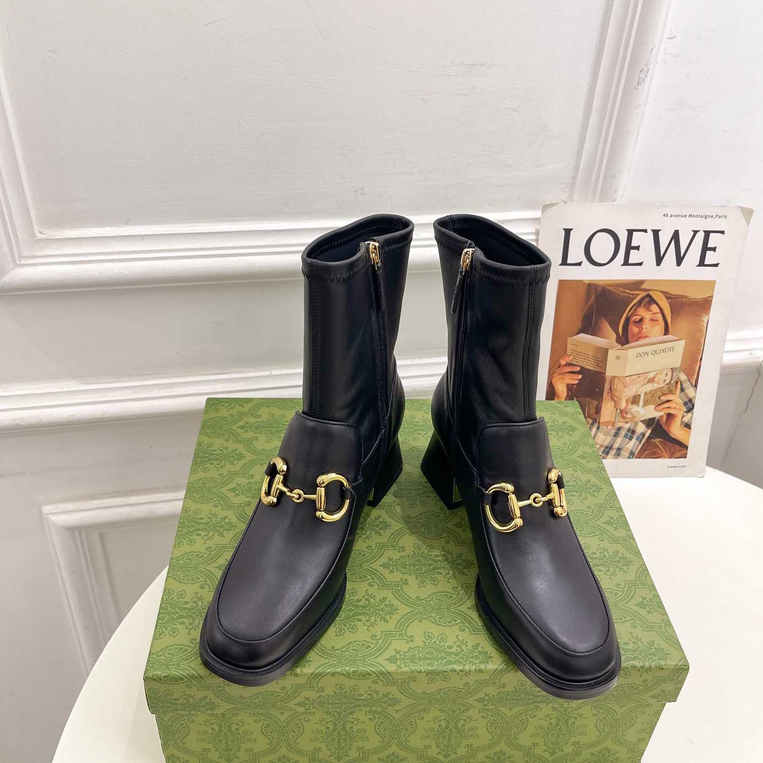 Gucci Women's Boots With Horsebit - DesignerGu