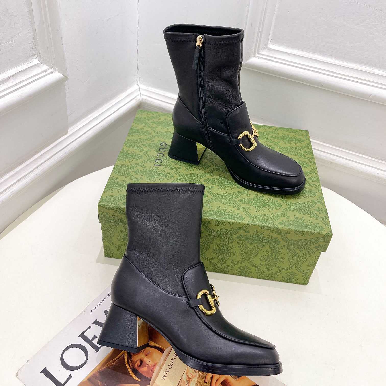 Gucci Women's Boots With Horsebit - DesignerGu