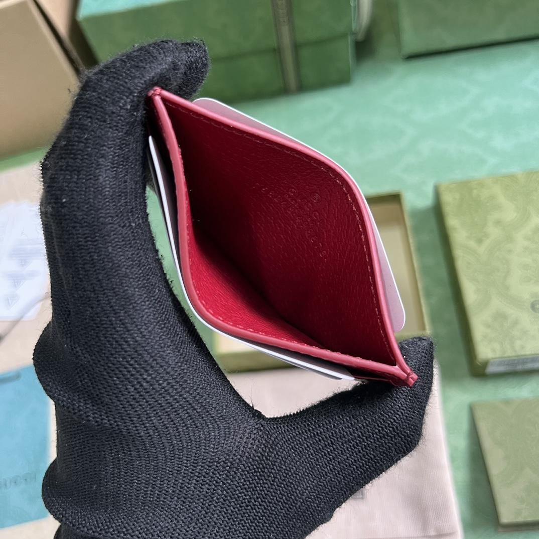 Gucci Card Case With GG Detail - DesignerGu