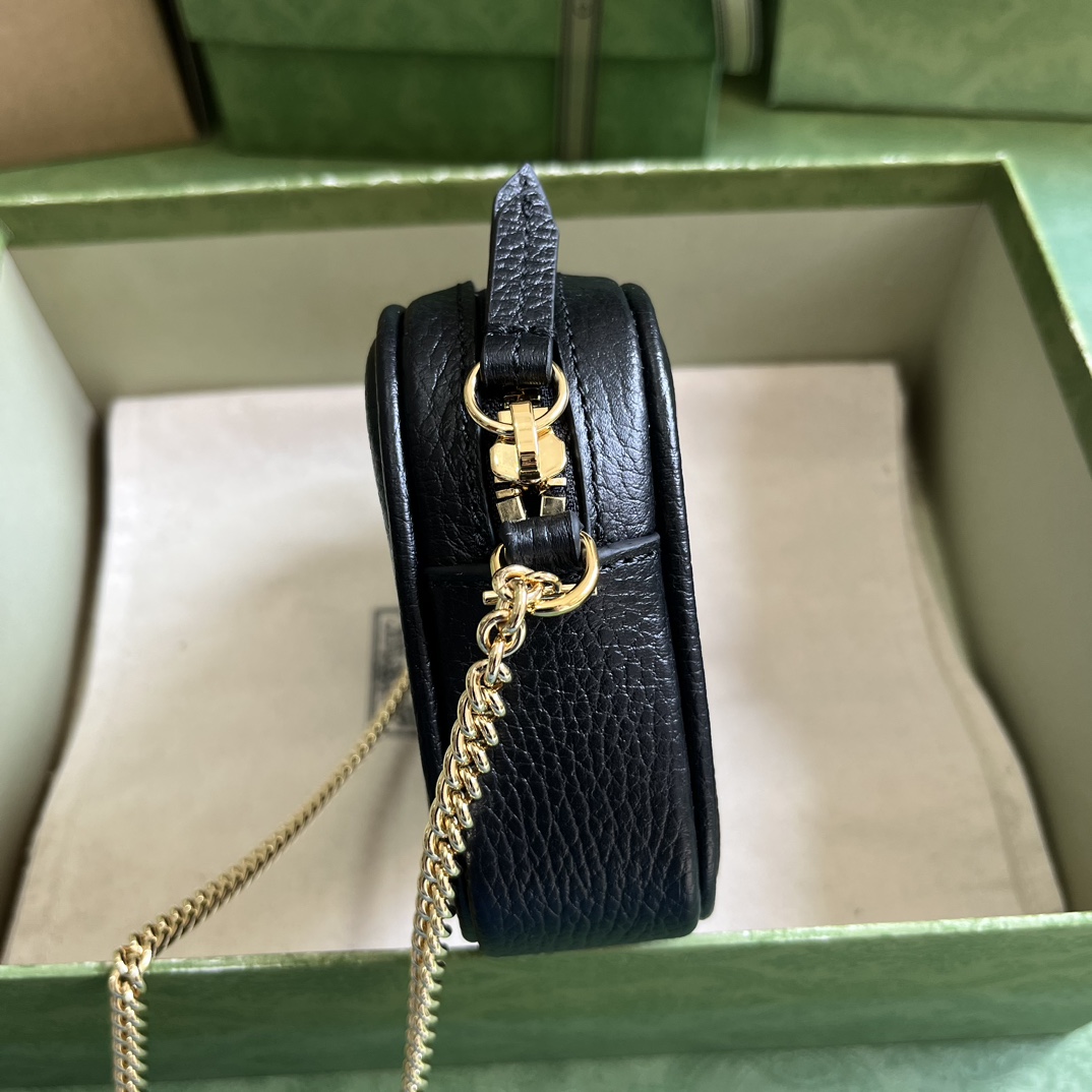 Gucci GG Marmont Mini Shoulder Bag (11x 18.5x 4cm) - DesignerGu