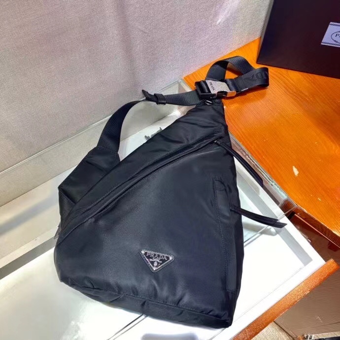 Prada Re-Nylon And Leather Backpack - DesignerGu