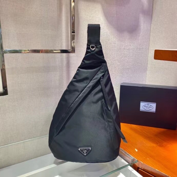 Prada Re-Nylon And Leather Backpack - DesignerGu