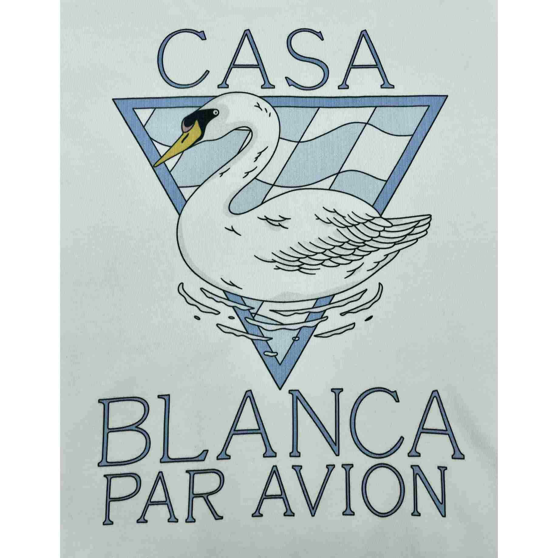 Casablanca Par Avion Screen Printed Sweatshirt - DesignerGu