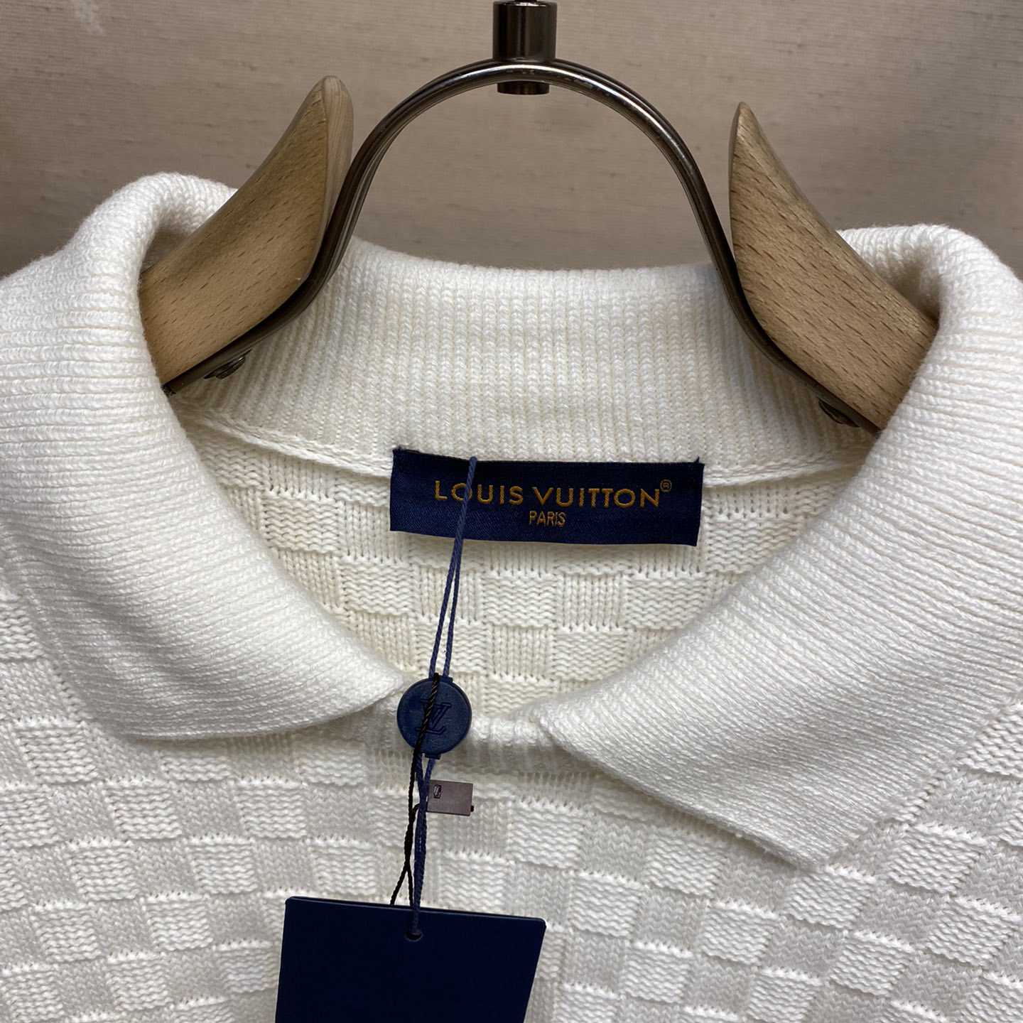 Louis Vuitton Lv Damier Wool Blend Pullover     - DesignerGu