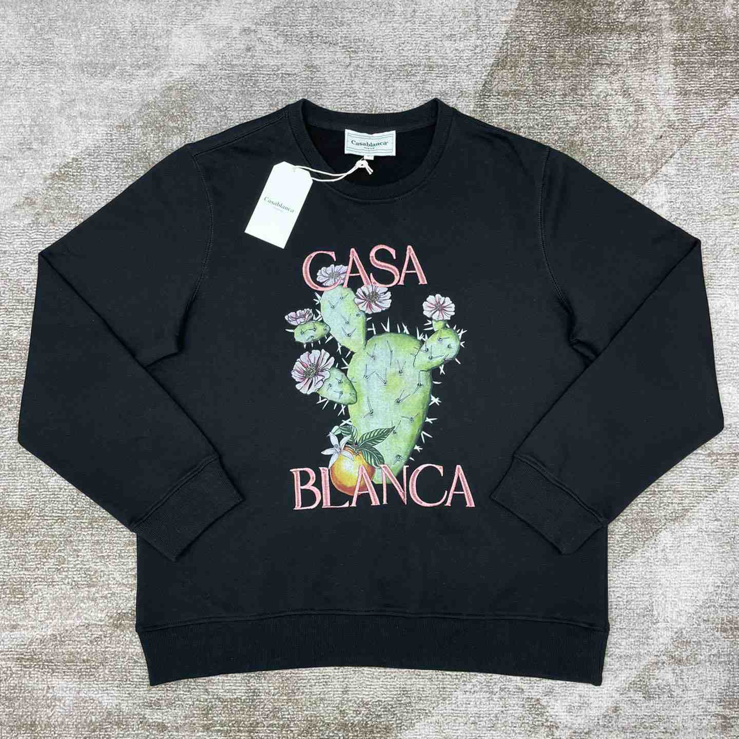 Casablanca Cactus et Orange Sweatshirt - DesignerGu