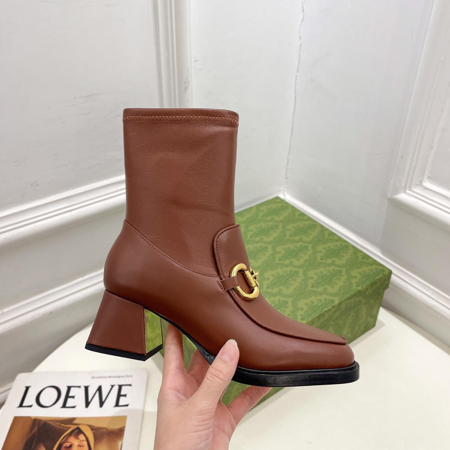 Gucci Women's Boots With Horsebit - DesignerGu