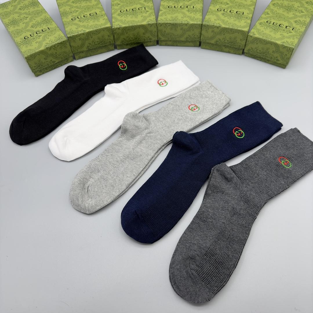 Gucci GG Socks/Box - DesignerGu