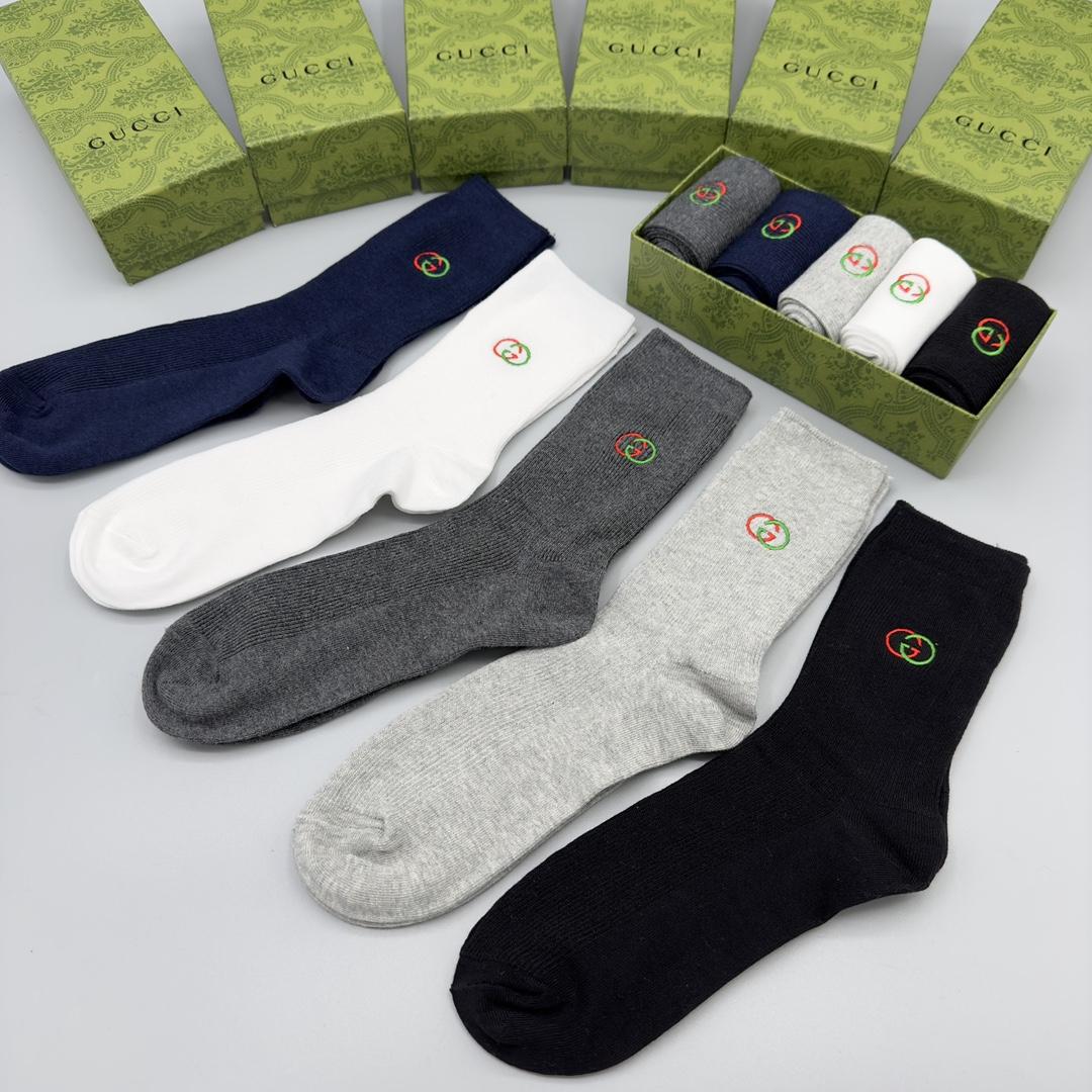 Gucci GG Socks/Box - DesignerGu