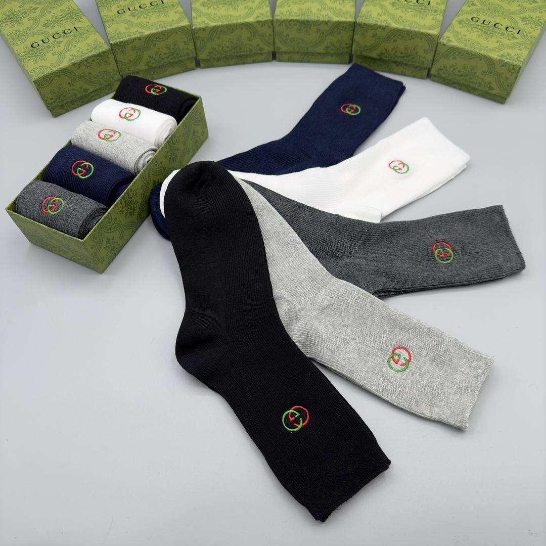 Gucci GG Socks/Box - DesignerGu