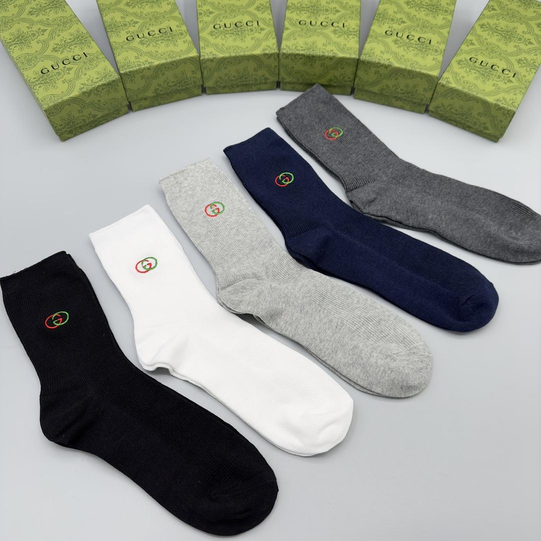 Gucci GG Socks/Box - DesignerGu