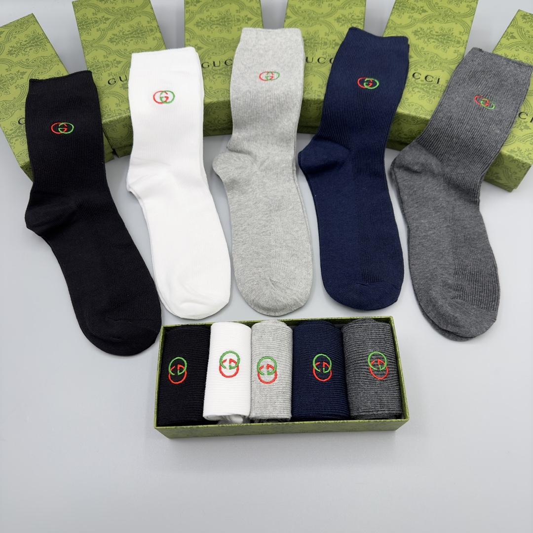 Gucci GG Socks/Box - DesignerGu