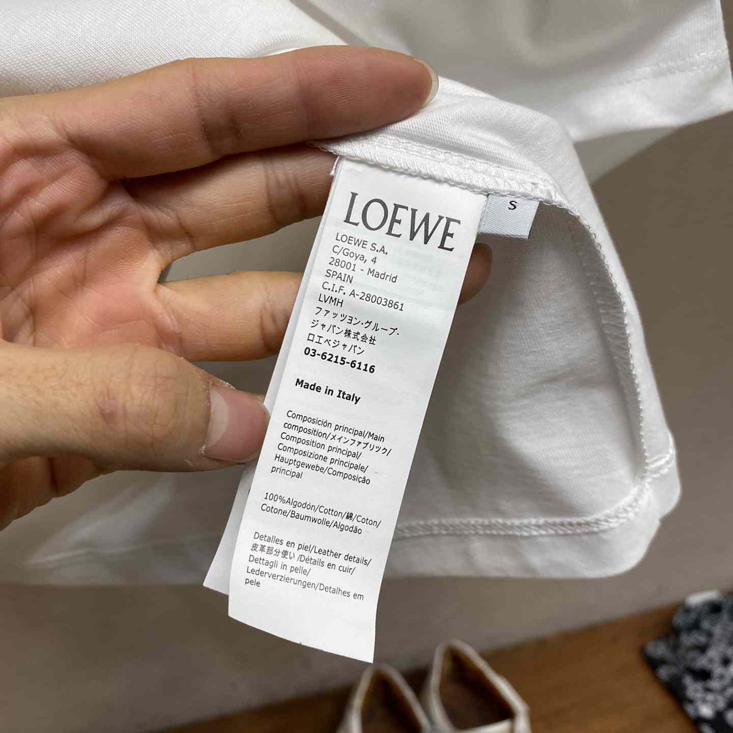 Loewe Relaxed fit T-shirt In Cotton - DesignerGu