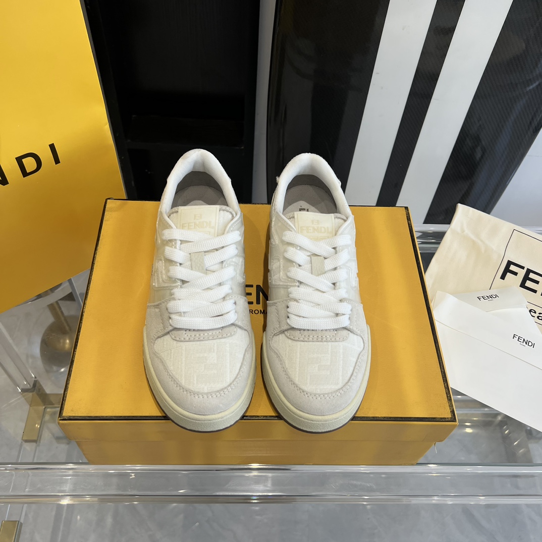 Fendi Fendi Match Lace-up Sneakers - DesignerGu