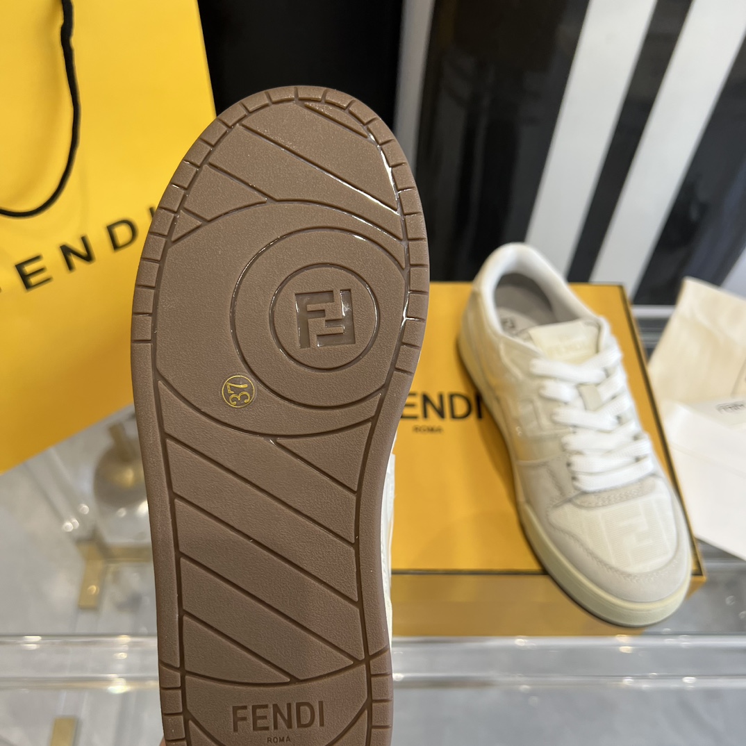 Fendi Fendi Match Lace-up Sneakers - DesignerGu