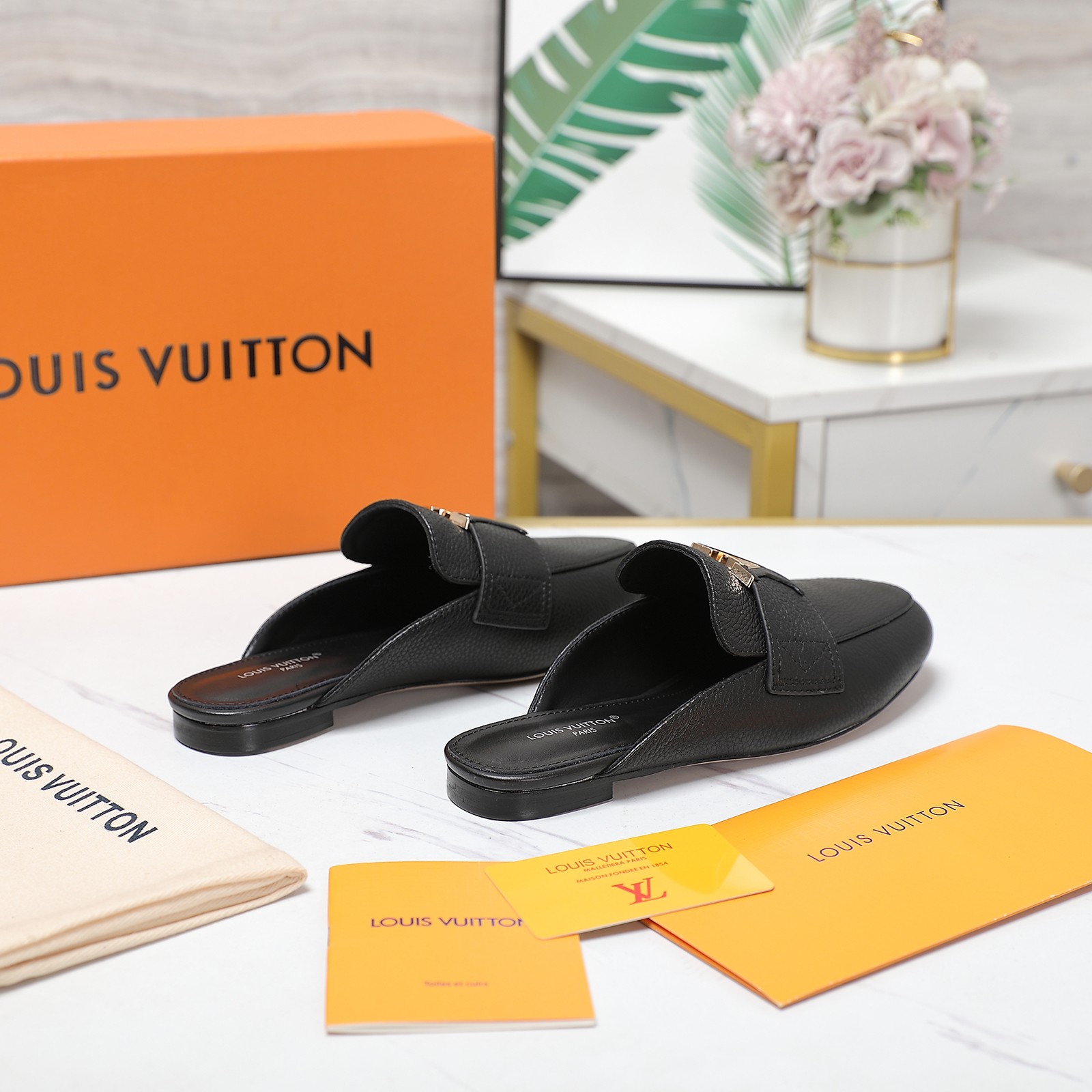 Louis Vuitton LV Capri Open Back Loafer - DesignerGu