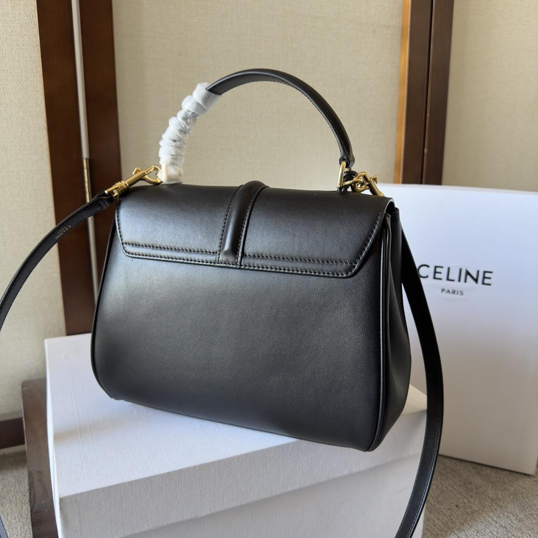 Celine Small 16 Bag In Satinated Calfskin - DesignerGu