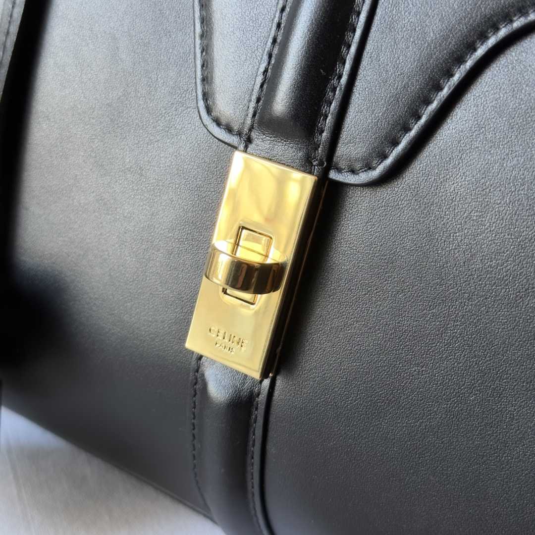 Celine Small 16 Bag In Satinated Calfskin - DesignerGu