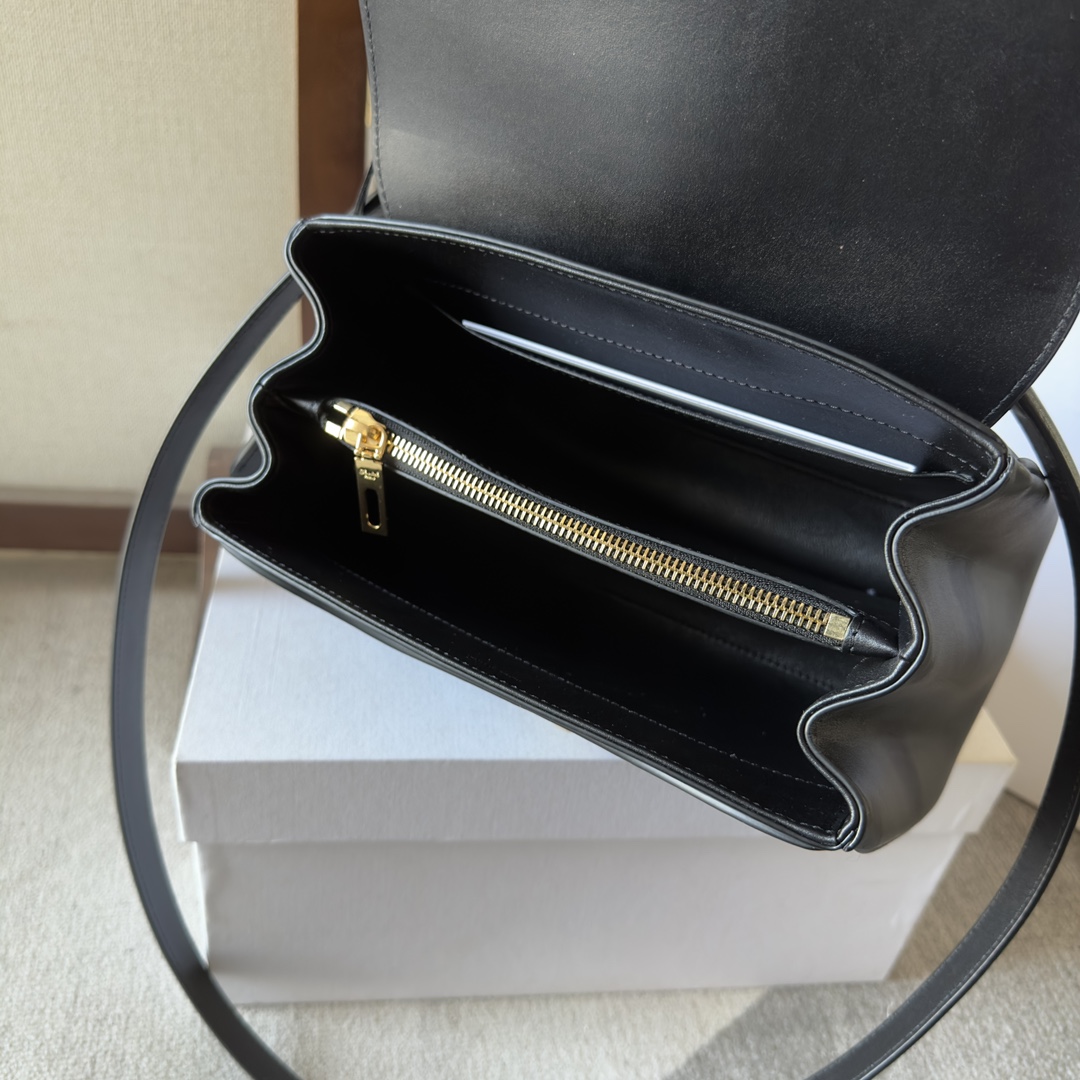 Celine Small 16 Bag In Satinated Calfskin - DesignerGu