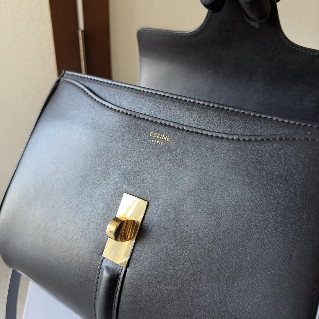 Celine Small 16 Bag In Satinated Calfskin - DesignerGu