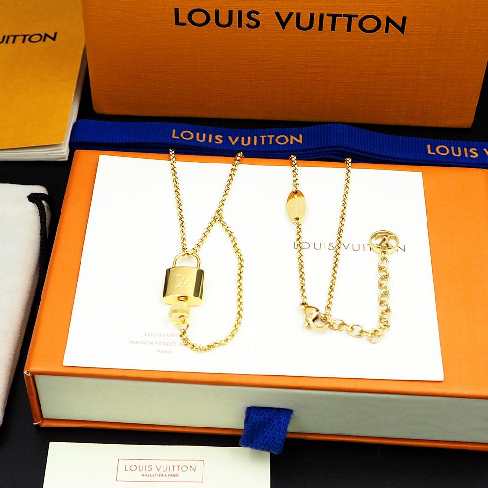 Louis Vuitto LV Locky Necklace   - DesignerGu