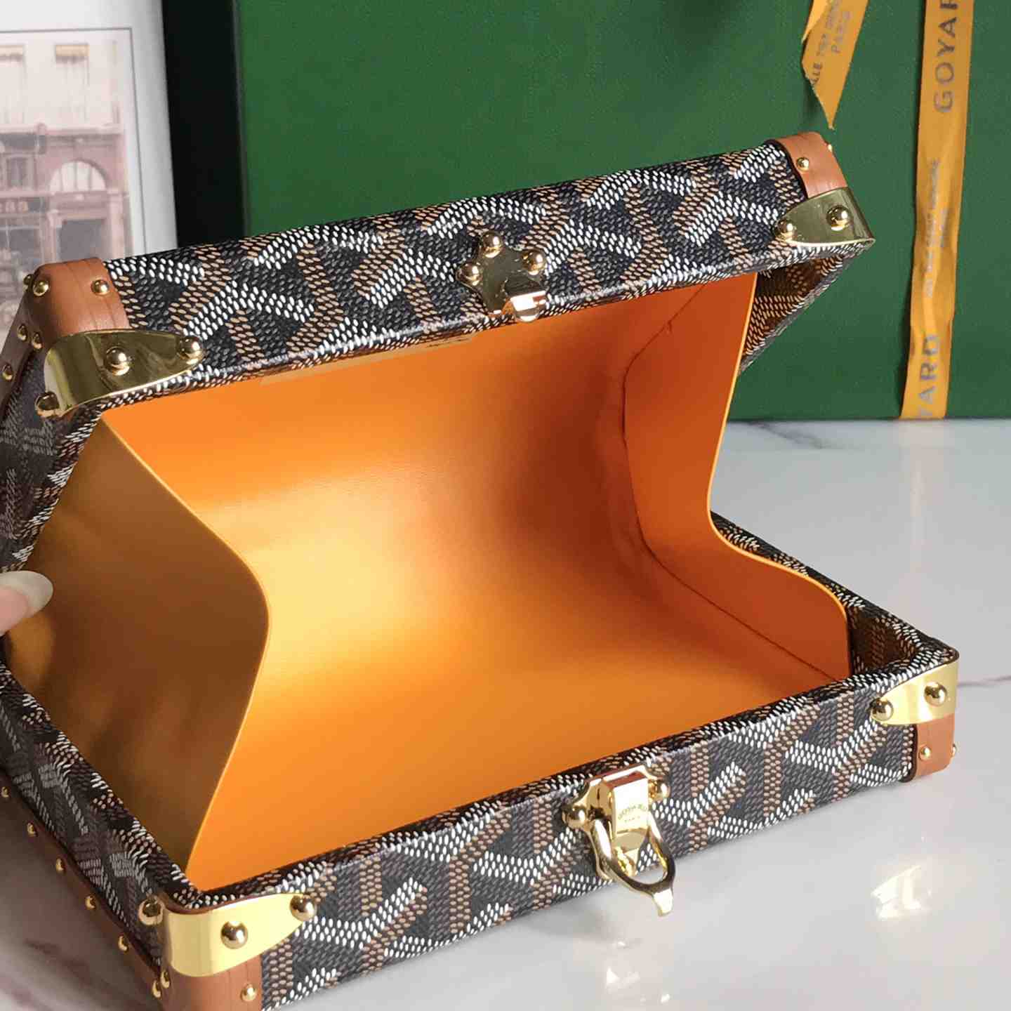 Goyard Minaudière Trunk Bag   - DesignerGu