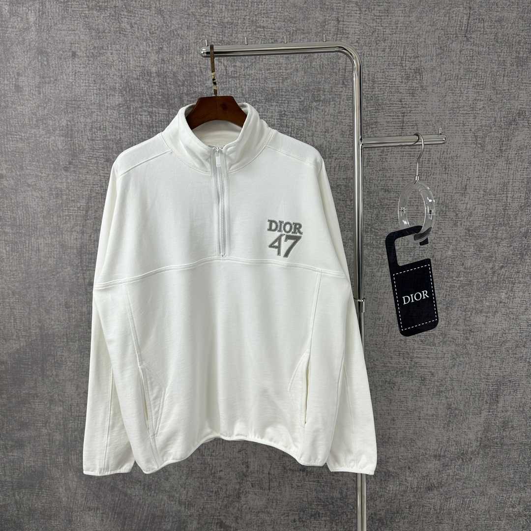 Dior Regular-fit Sweater With Stand Collar - DesignerGu