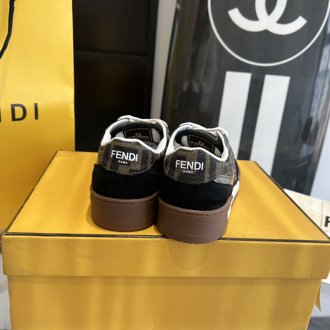 Fendi Fendi Match Lace-up Sneakers - DesignerGu