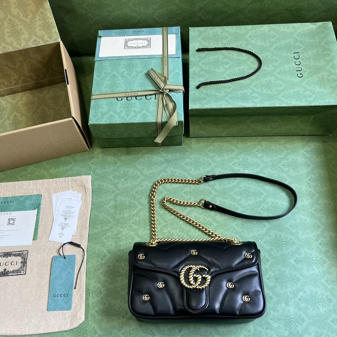 Gucci GG Marmont Small Shoulder Bag - DesignerGu